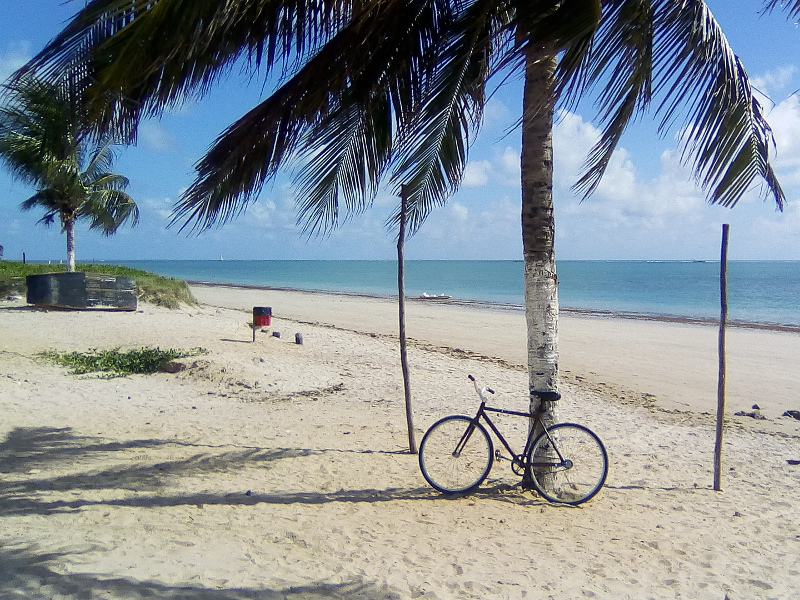 imagem de praia no município de Cabedelo