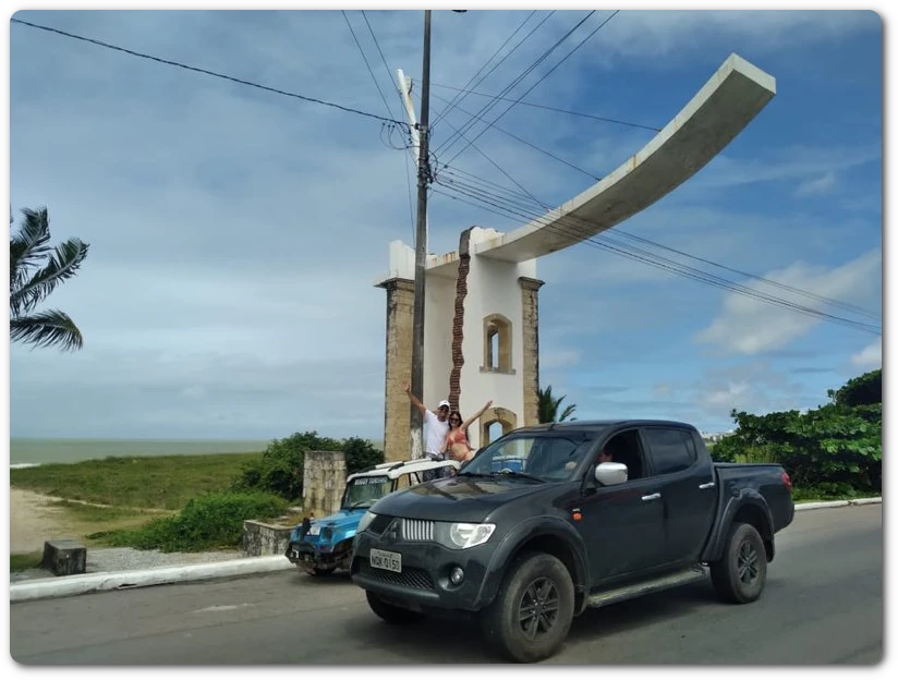 imagem de praia no município de Cabedelo